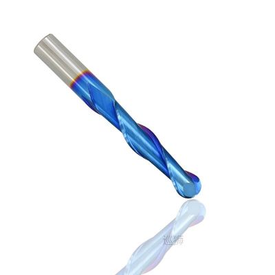 Ball Nose End Mill 4/6mm Shank 2 Flute CNC Router Bit Nano B