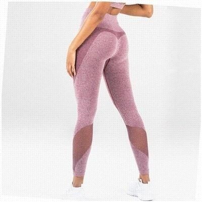 工厂销20b20 nets yarn splicing boo yoga exercise pants show