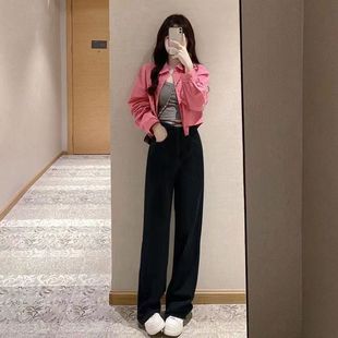 早春季 女 2024新款 茶系穿搭配一整套小个子高级感减龄上衣两件套装
