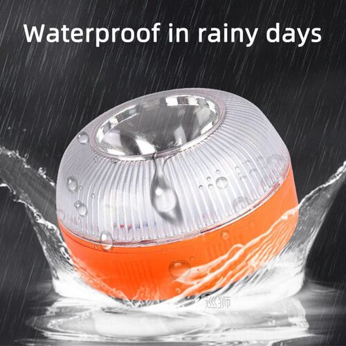 Rechargeable LED Car Emergency Light V16 Flashlight Magnetic