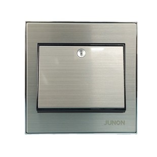 俊朗拉丝不d锈钢86型2P浴霸金属曲架45A接地家用总20A双极开关面