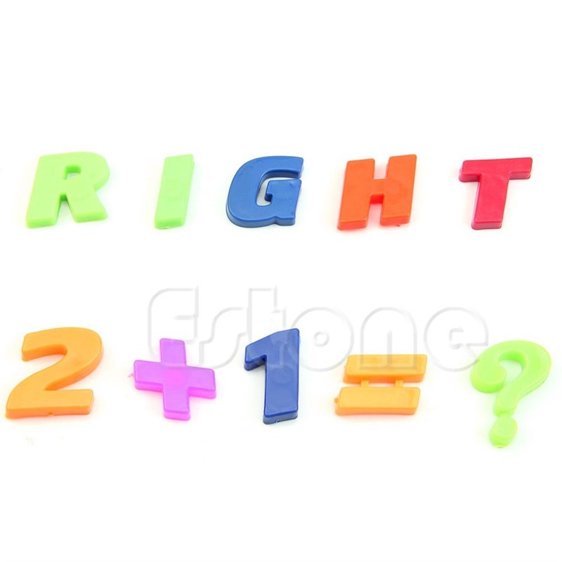 42pcs/set Magnets Teaching Alphabet Colorful Magnetic Fridge 电子元器件市场 外设配件 原图主图