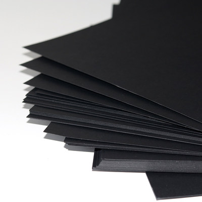 速发推荐A4A3黑卡纸八开四开8K黑色卡纸4K厚硬手工纸相册纸封面纸