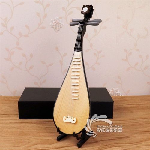 古筝模型摆件古琴琵琶中阮二胡竹笛民乐模型摆件相框中国特色礼物