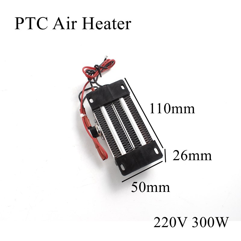 110x50x26mm 220V 300W PTC wHeater Ceramic Thermistor Air Hea