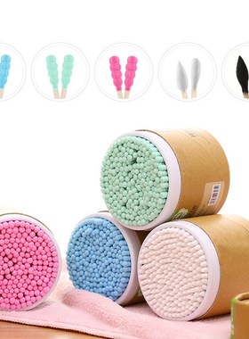 Cotton-Swab Wood-Sticks Bamboo Microbrush Cotonete Buds Ear-