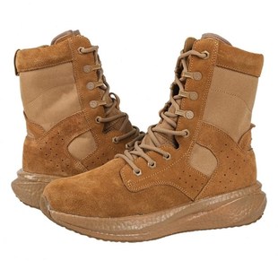 超轻作战靴魔改靴超轻耐磨减震高弹棕色跑步靴碳板魔改靴战术靴