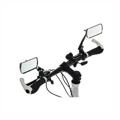1 Pair Cycling Bicycle Rear View Mirror Flexible Handlebar E