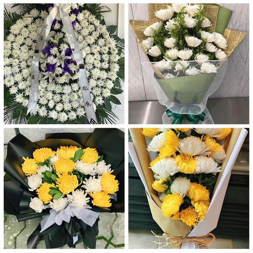 菊花白事花圈花篮祭奠品北京市朝阳区香河园和平街安贞同城殡仪馆