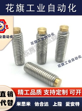 铜头防滑紧定止动螺栓 防撞头缓冲器压块代替SBCPS12-20/25/30/35