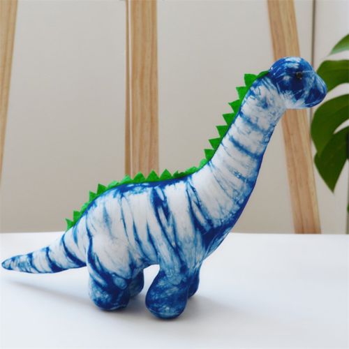 云南民族风手工扎染纯棉布偶恐龙公仔玩偶手作靛蓝染草木染伴手礼