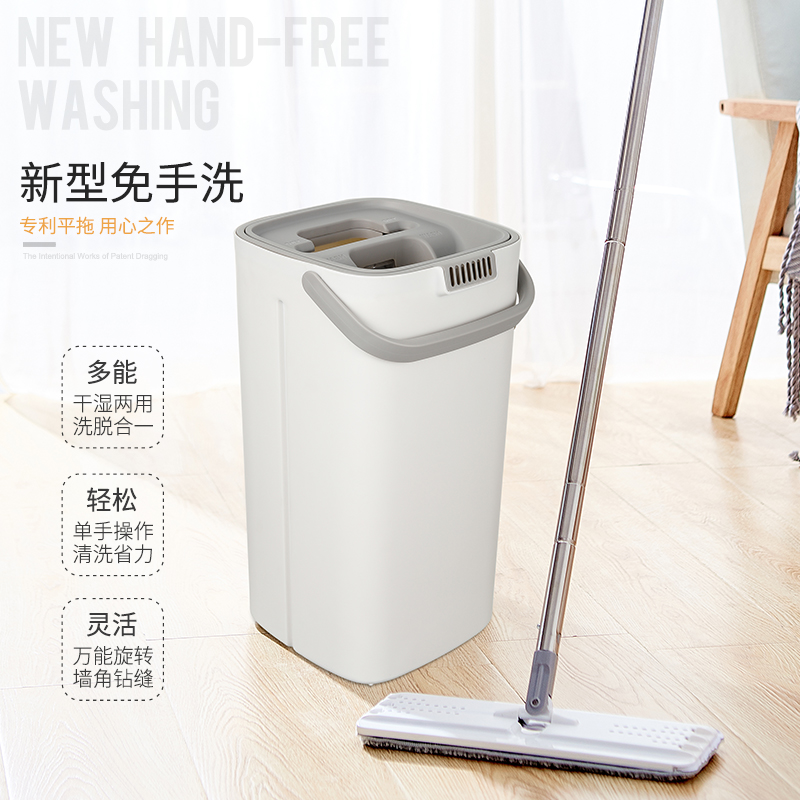 2021新款家用拖把布懒人平板神器一拖H拖布净网红拖地神器地板瓷