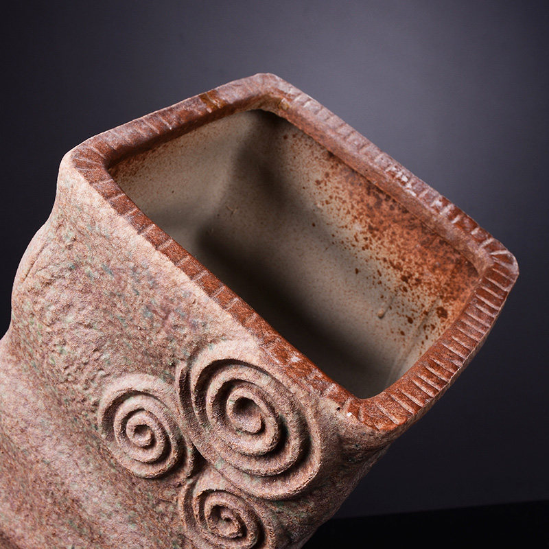 老桩花盆陶瓷粗陶特大号透气多肉植物绿植盆景盆栽家用肉肉法师盆