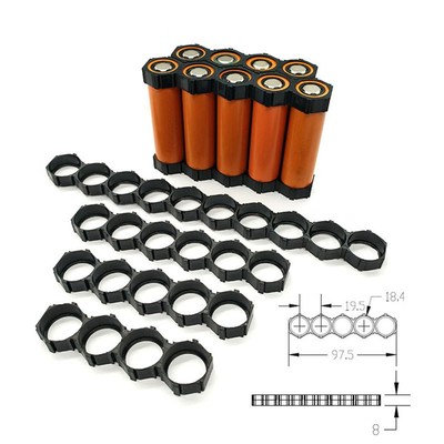10PCS 18650 Battery Holder Bracket Storage Box Fixed Bracke