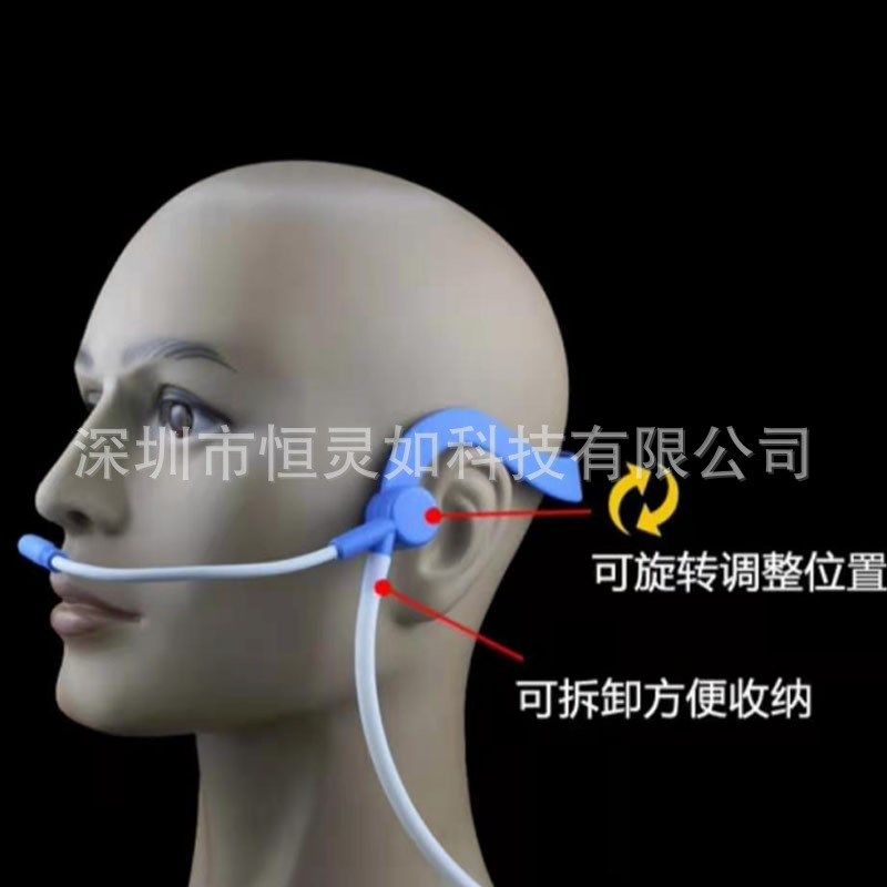 耳麦式硅胶吸氧管吸氢管鼻氧管家用制氧氢机通用氧气氢气管通用型