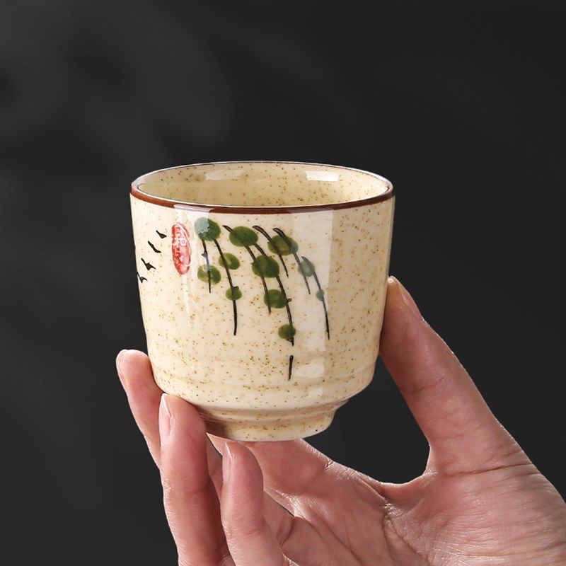 陶瓷茶杯茶碗喝茶小杯子围炉煮单杯日式功夫茶具套装主人杯子,餐饮具,茶杯,淘宝优惠券,粉丝福利购,淘宝优惠卷