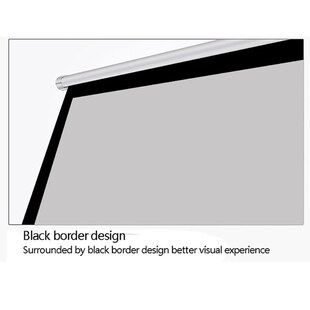 Thinyou Screen Fabric Fiber Projector Gray inch Matte