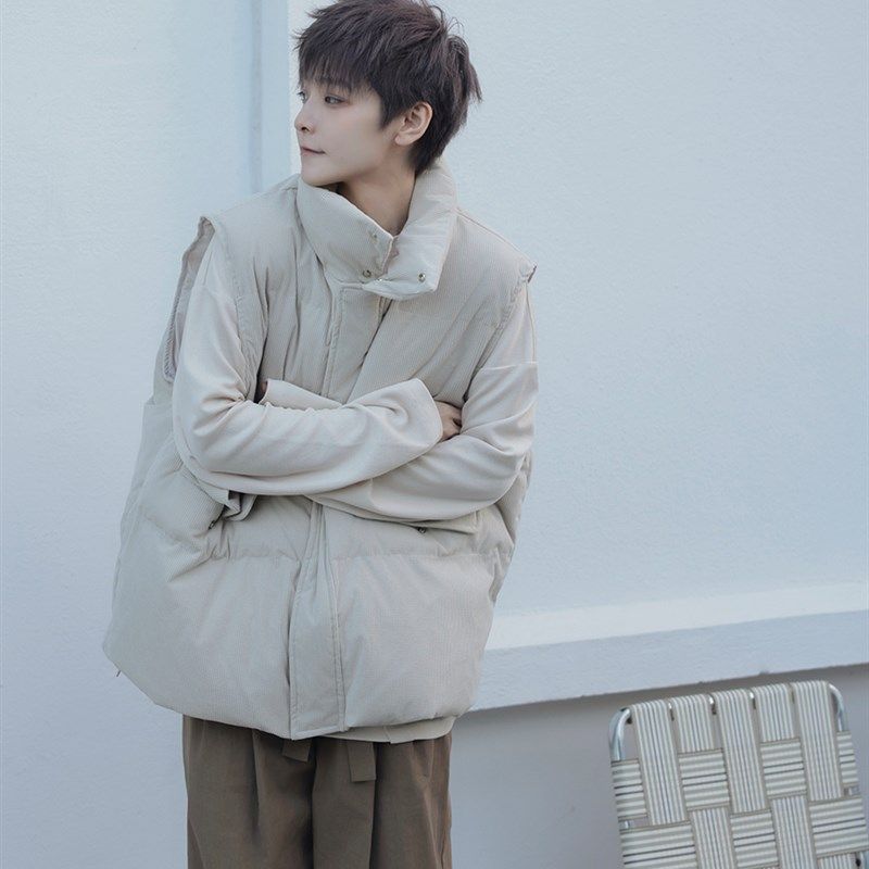 衣疫 秋冬新款基础款低饱和棉马甲,男装,常规马甲,淘宝优惠券,粉丝福利购,淘宝优惠卷