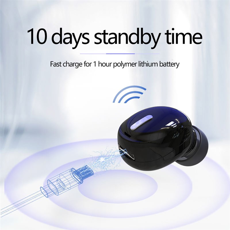 推荐X9 Mini Bluetooth Earphone Wireless Stereo Sound In-ear