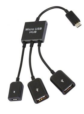3 in 1 Micro USB OTG Cable Data Transfer Micro USB Male to