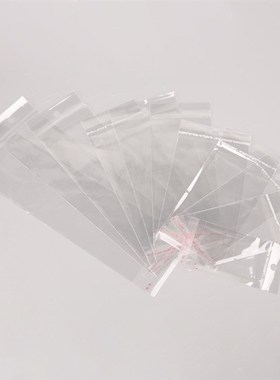 100pcs Transparent Self Adhesive Seal OPP Bag Cellophane Cel