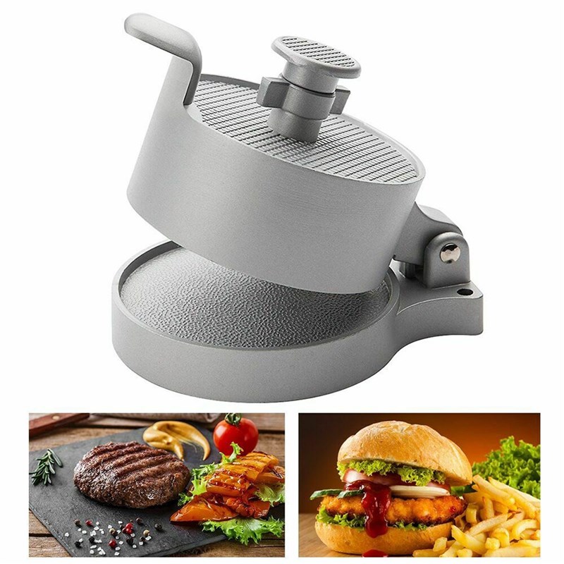 Aluminum Alloy Kitchen Burger Press Hamburger Patty Maker Mo