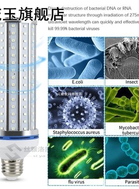110V/220V 60W UVC Germicidal Light UV Ultraviolet Sterilizin