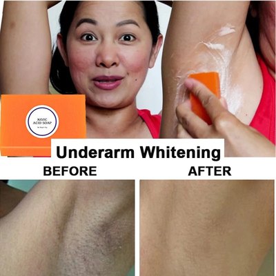 推荐Dark Black Skin Lightening Whitening Soap Face Body Blea