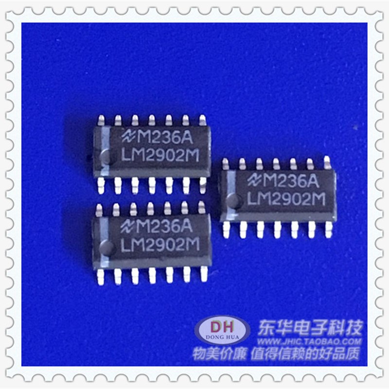 推荐LM2902M SOP14原装进口线性运算放大器IC芯片配单配套质优价