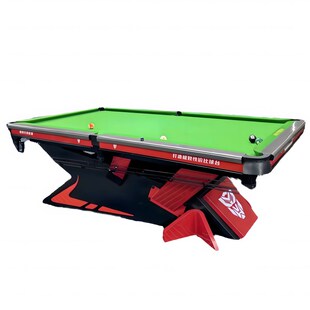 毒牙台球桌中式比赛专用桌球台标准型家用商用款台球案子中八钢库