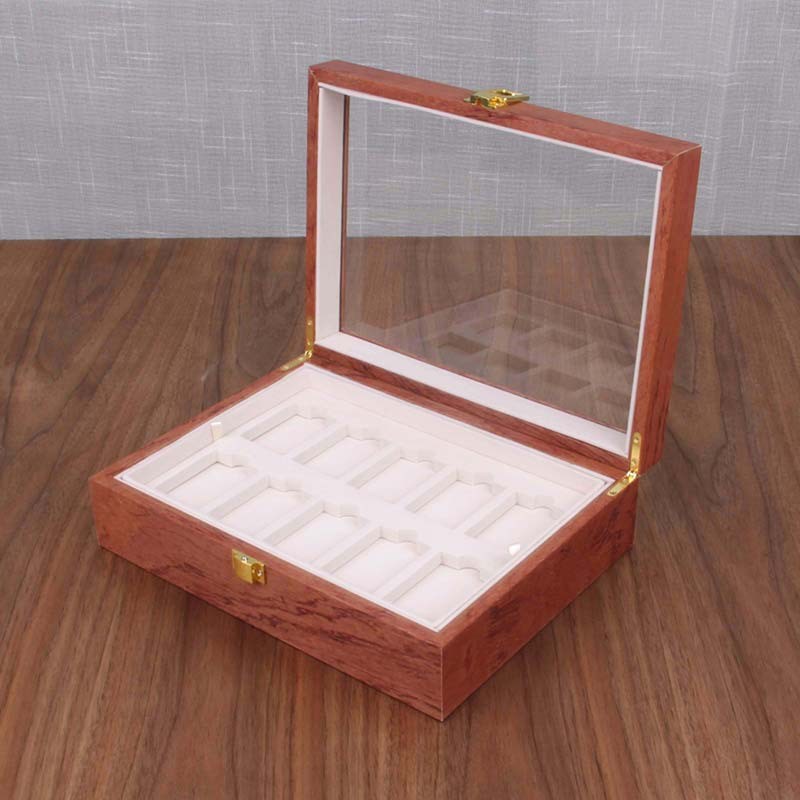 新款现货木质花梨k木打火机礼盒收纳盒20格打火机烟托展示盒收藏
