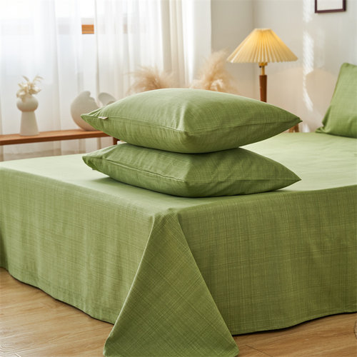 非物质遗产】纯棉老粗布床单单件被单宿舍单人全棉布1.5米1.8m床