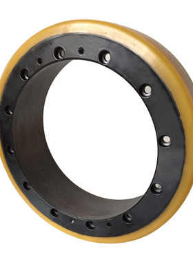 新品电动堆高机轮250mX80-12孔堆高车驱动轮主动轮250*85-12孔u.