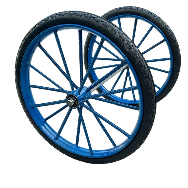 加厚钢筋实心子斗车手推车劳动车架子车翻斗车26寸26X21/2