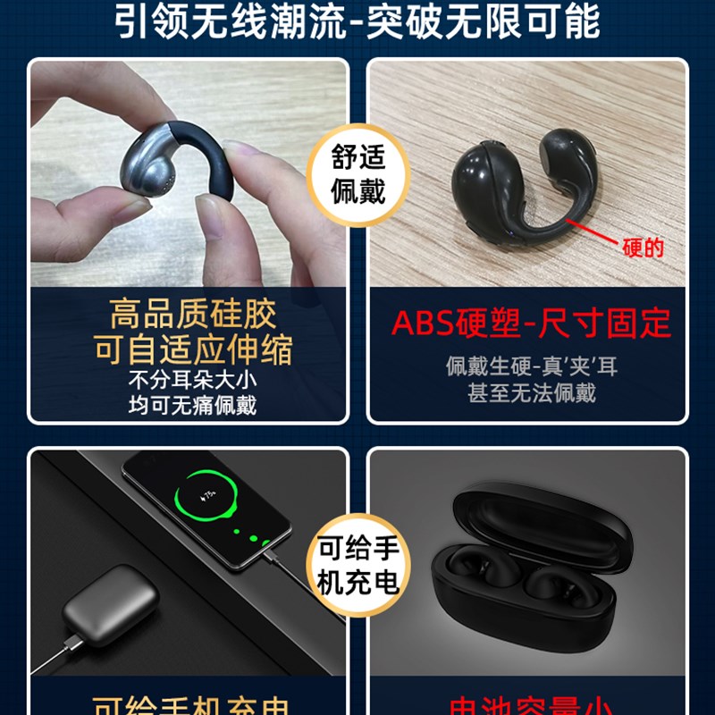 速发TWS wireless bluetooth earphone earbuds headset ear bud-封面