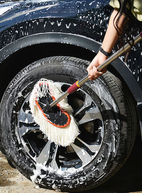 大货车洗车拖把加长加粗加厚伸缩杆擦车神器专用清洗工具汽车用品