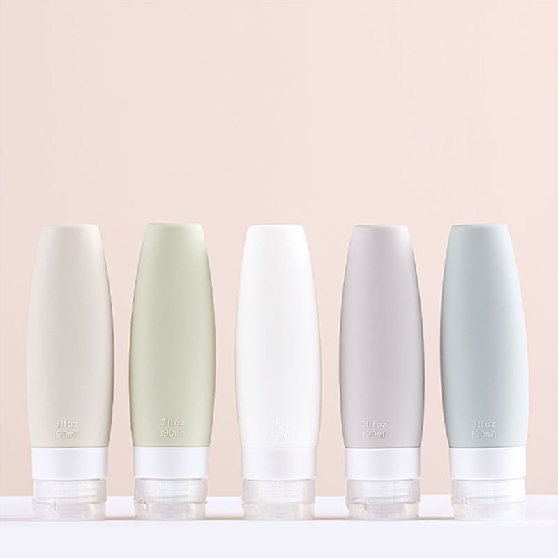 网红60/90ml Portable Silicone Refillable Bottle Travel Packi