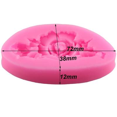 推荐3D Rose Flower Cake Silicone Mold Fondant Cake Decoratin