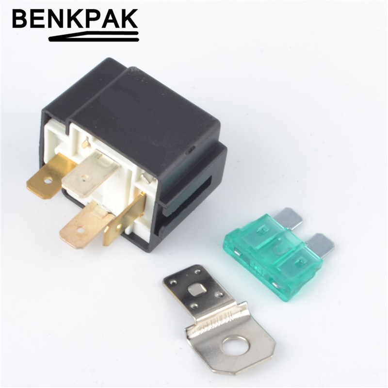 推荐relays top grade quality 4 pin 30A auto relay with fuse