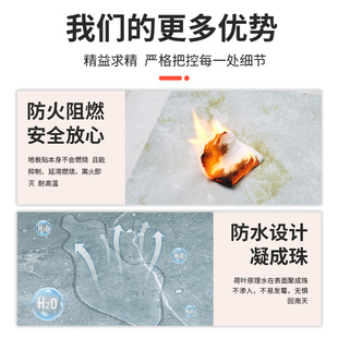 厨房卫生间防滑地贴自粘墙贴浴室瓷砖贴纸防水耐磨地板贴地砖贴纸
