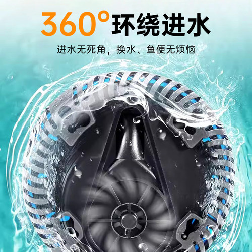 大拇指鱼缸潜水泵抽水泵过滤循环水泵超静音小型省电底吸泵吸水泵