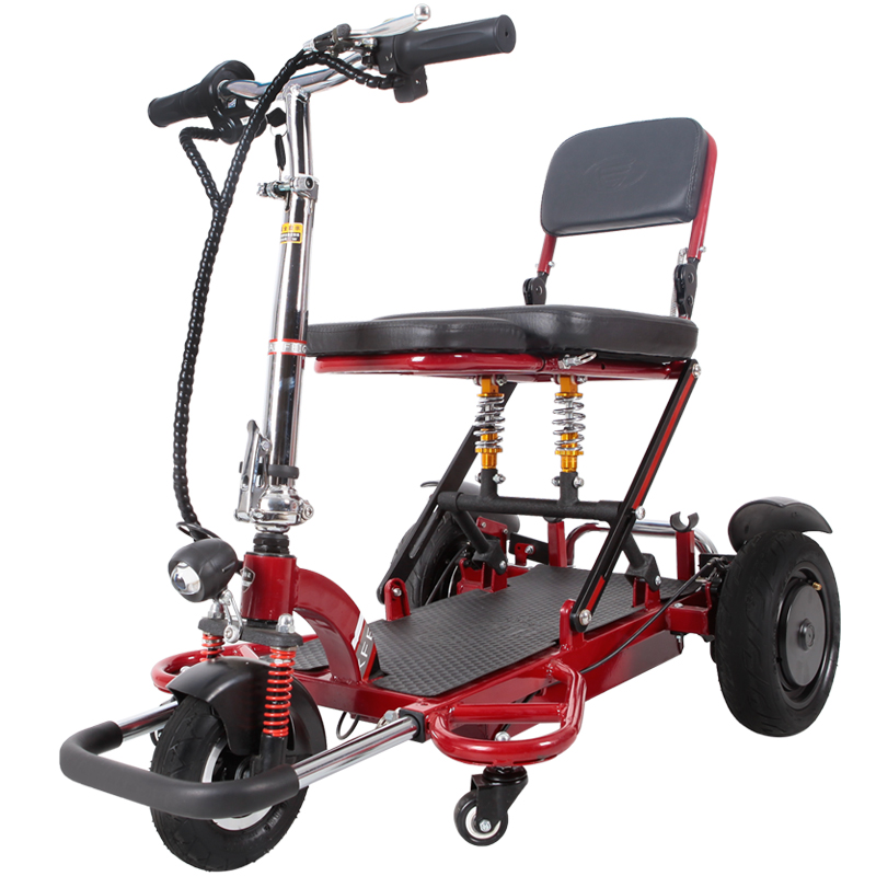 小飞哥老人代步车三轮电动残疾家用双人专用电瓶车老年折叠助力车