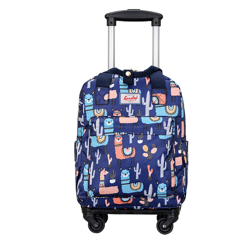 万向轮拉杆车女可拆卸拉杆背包防水印花折叠旅行袋轻便手提登机包,箱包皮具/热销女包/男包,旅行箱,淘宝优惠券,粉丝福利购,淘宝优惠卷