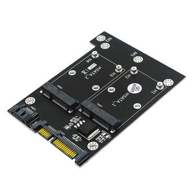 UpgradeC ersion Dual MSATwA SSDVTo Dual SATA30 6Gbps  onvert