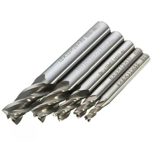 现货11111111115pcs/set Carbide 4 Flutes CNC HPSS End Milling