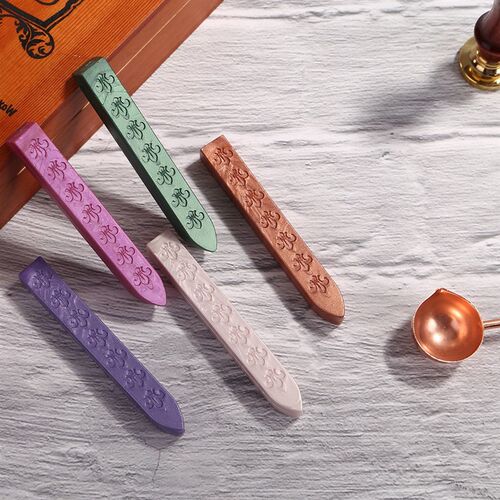 5Pcs/set DIY Sealing Wax Sticks Envelope Wedding Party Invit