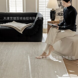 精选新西兰羊毛客厅地毯轻奢高级感E沙发茶几毯易打理卧室床前毯