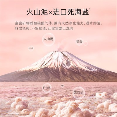 新款推荐儿童泡澡球婴儿浴球泡泡浴洗澡球沐浴球宝宝女浴缸盐球起