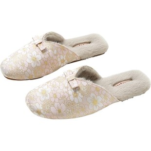 棉拖鞋女款冬季2024新款家居室内高级感可爱防滑冬天毛绒保暖拖鞋