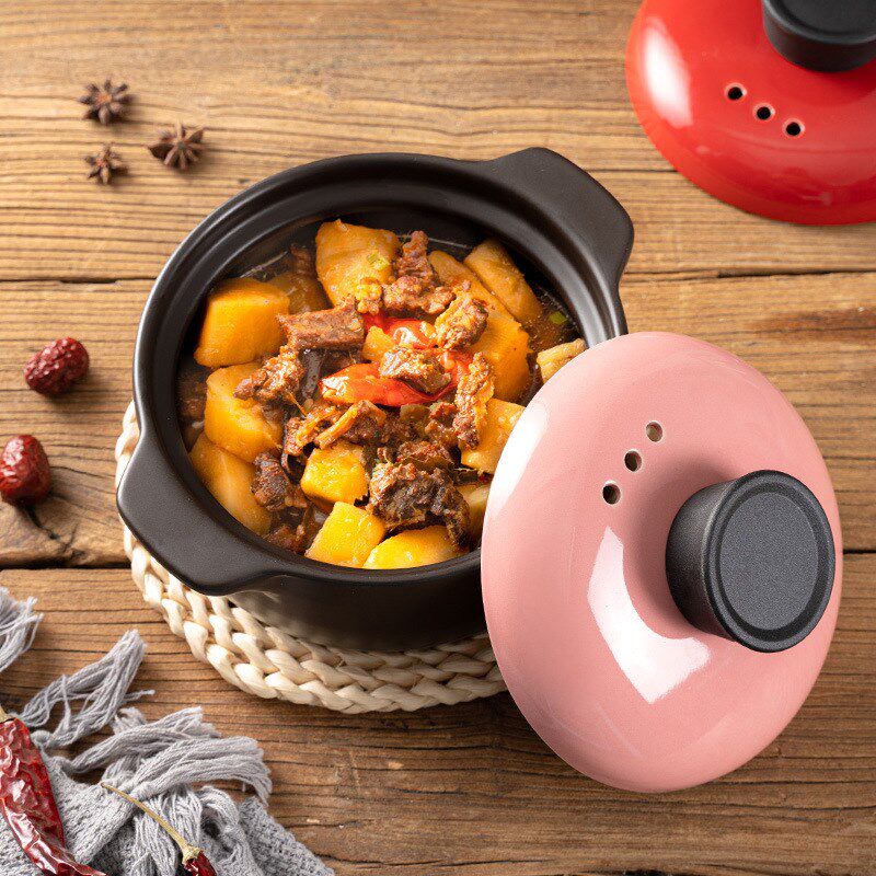 a5l小砂d锅家用迷你燃气煲仔饭一人份耐高温沙锅炖锅煲汤锅煤气灶